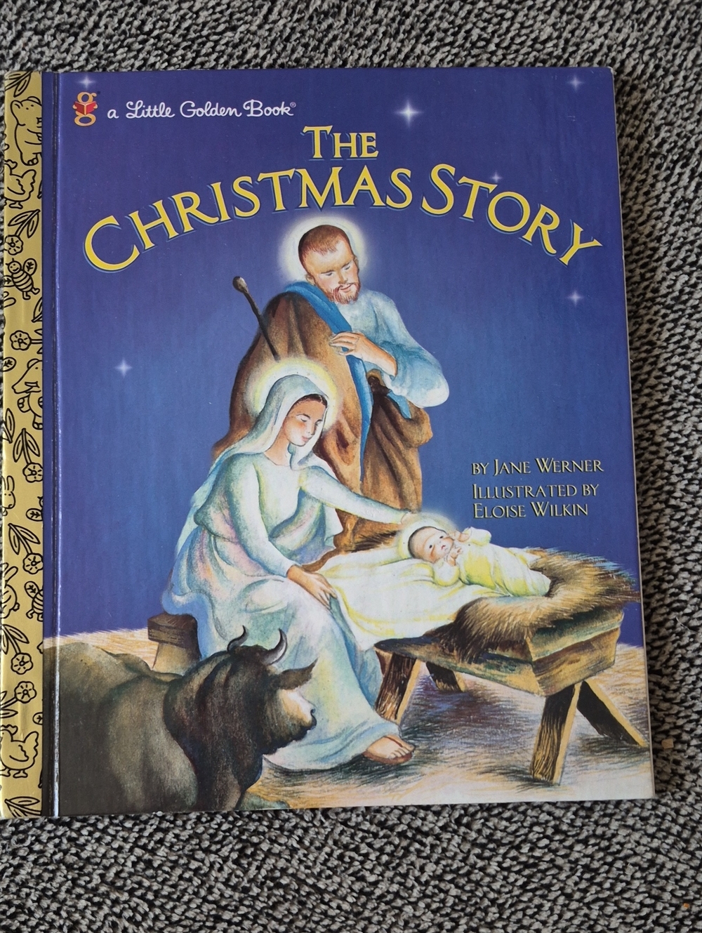 Little Golden Book The Christmas Story - Blue Hardcover